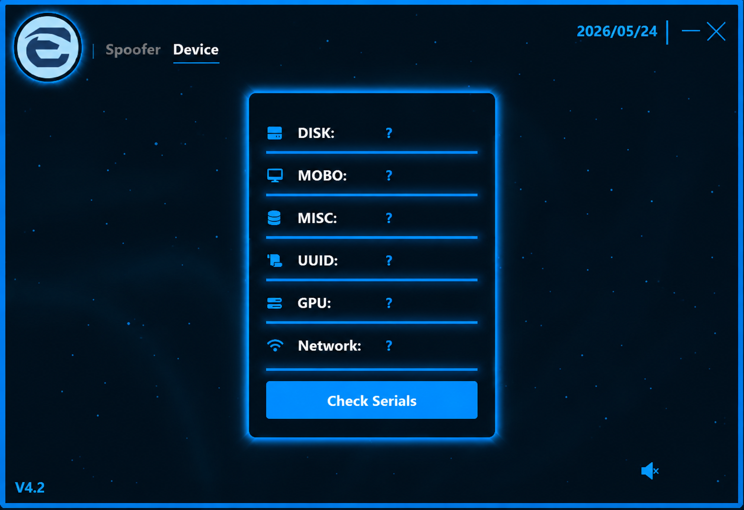 Edgey Spoofer loader UI